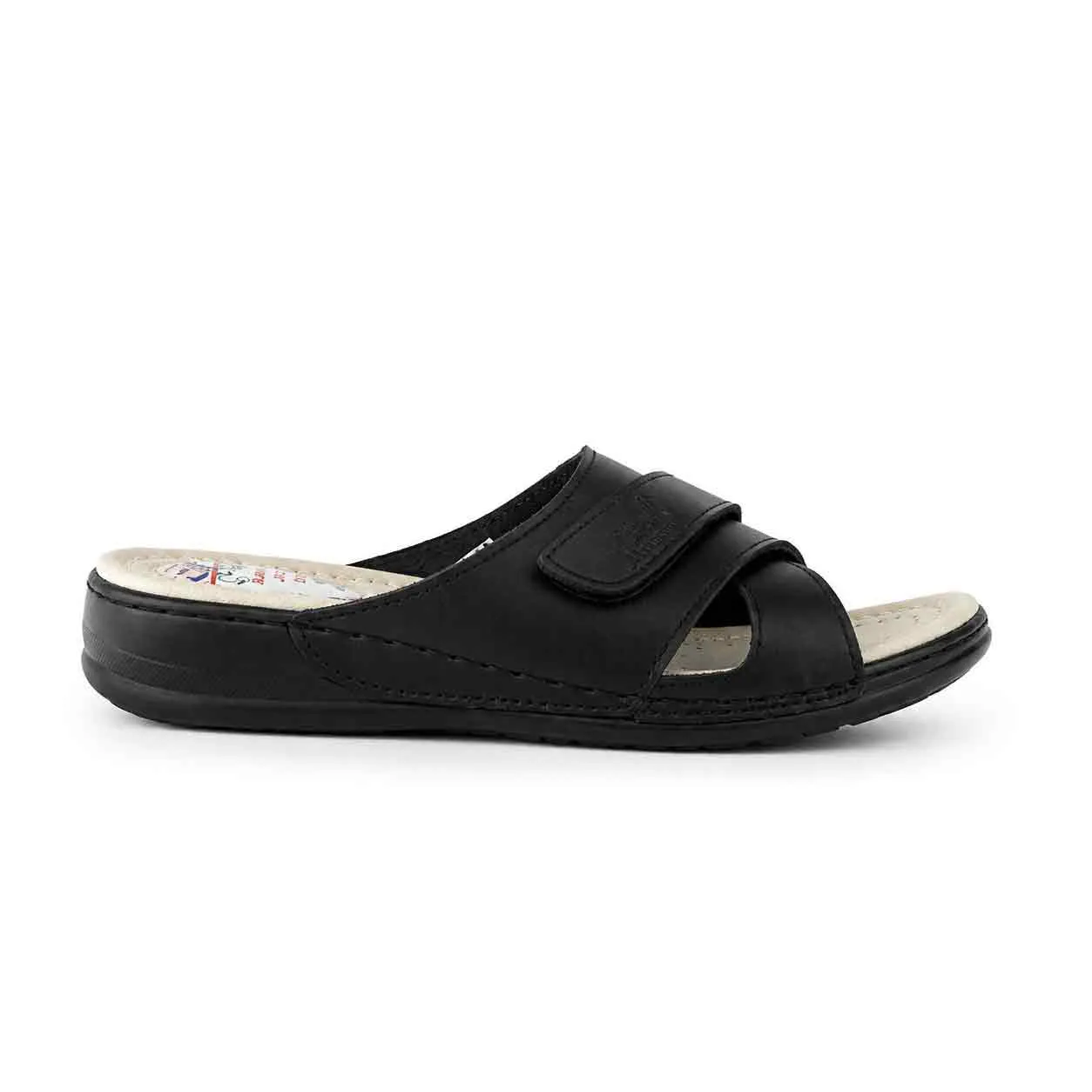 Sandale medicale Confort pour femme 500 noir.................  miniature